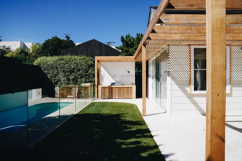 Elsternwick Residence — The garden treated as the main room of the house.